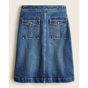 J Crew Flap Pocket Denim Skirt size 25